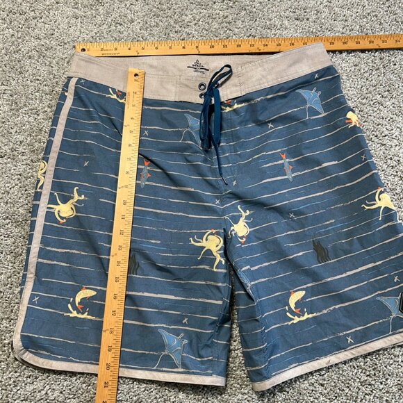 prAna Men's 38 High Seas Board Short UPF+ 50 - Picture 5 of 7